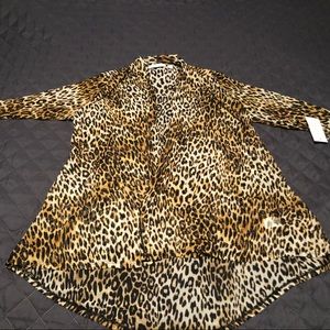 Women’s leopard kimono